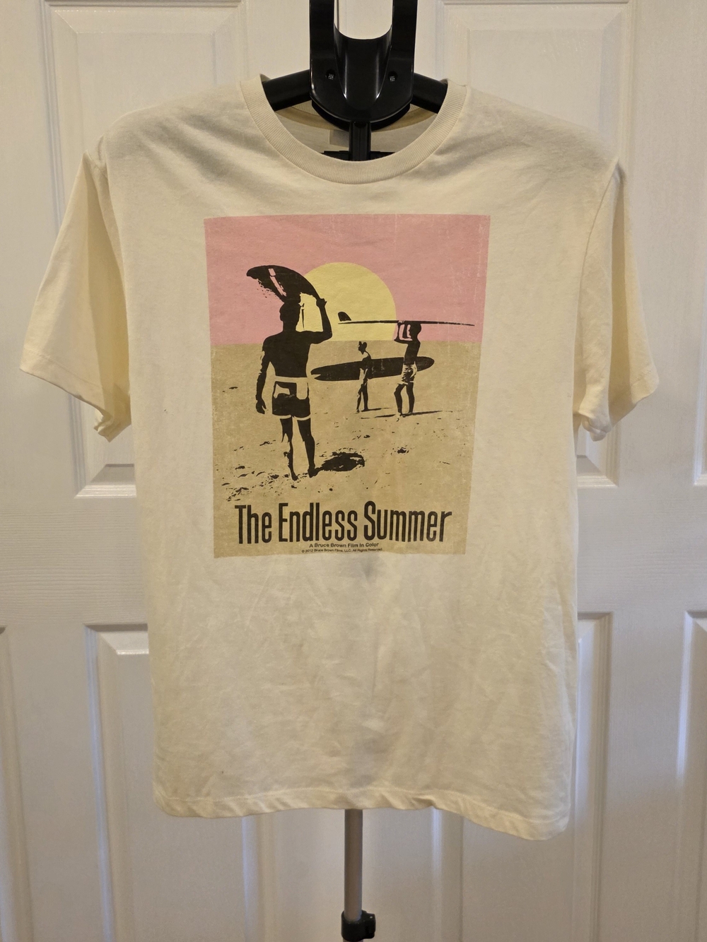 The Endless Summer Graphic Tee - Cream Surf Print